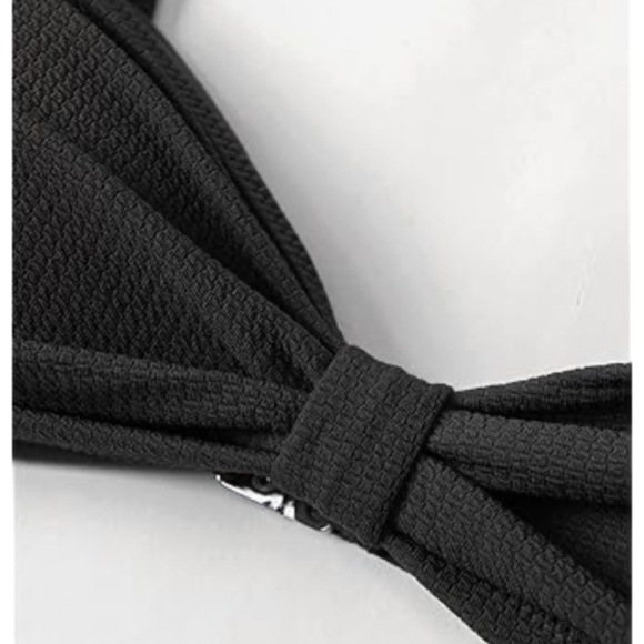 CUPSHE Two Piece Bowknot Belted Swimsuit - Picture 6 of 6